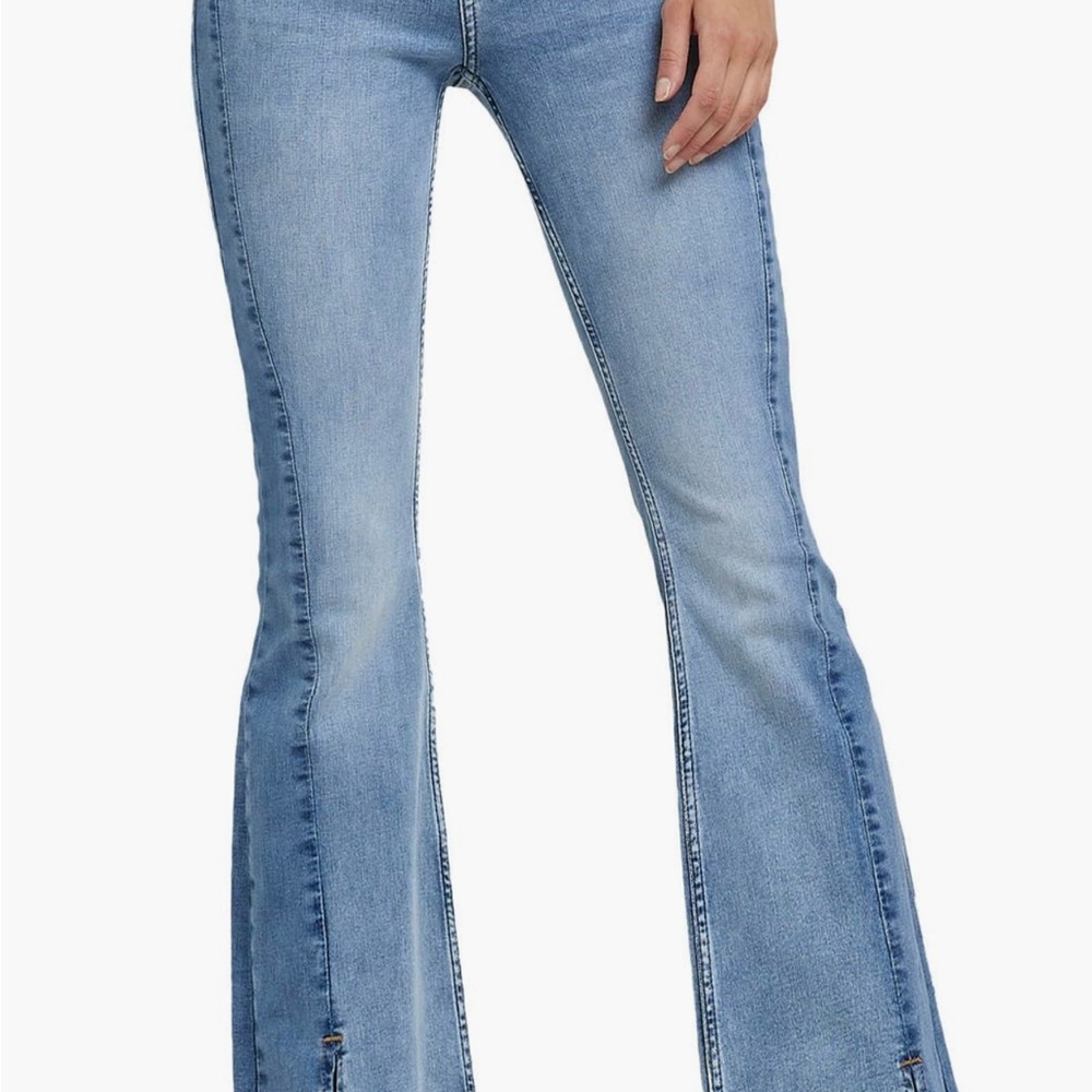 River Island Light Blue Flare Jeans
